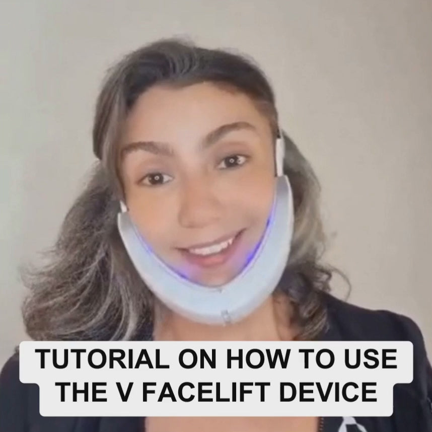 Tutorial How to Use the V Facelift Best Anti Aging Device At Home 